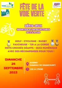 Fête de la Voie Verte : constituez vos équipes !