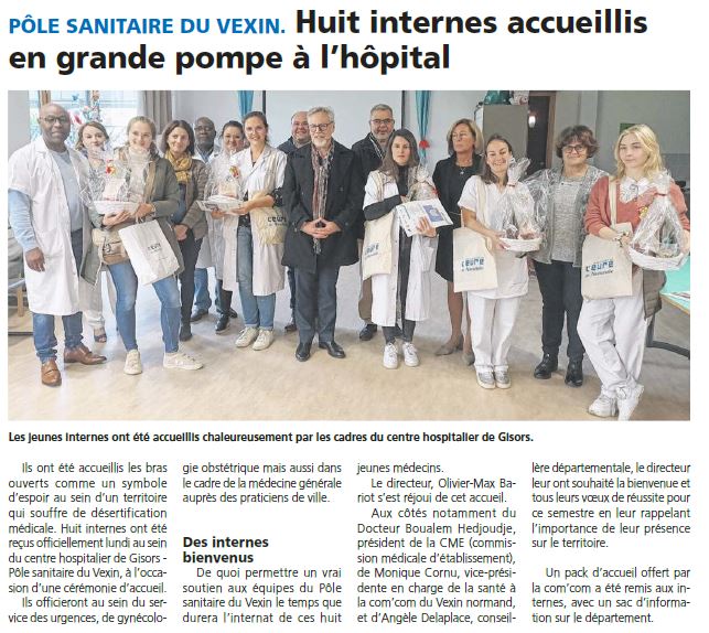 Accueil des internes 09112023