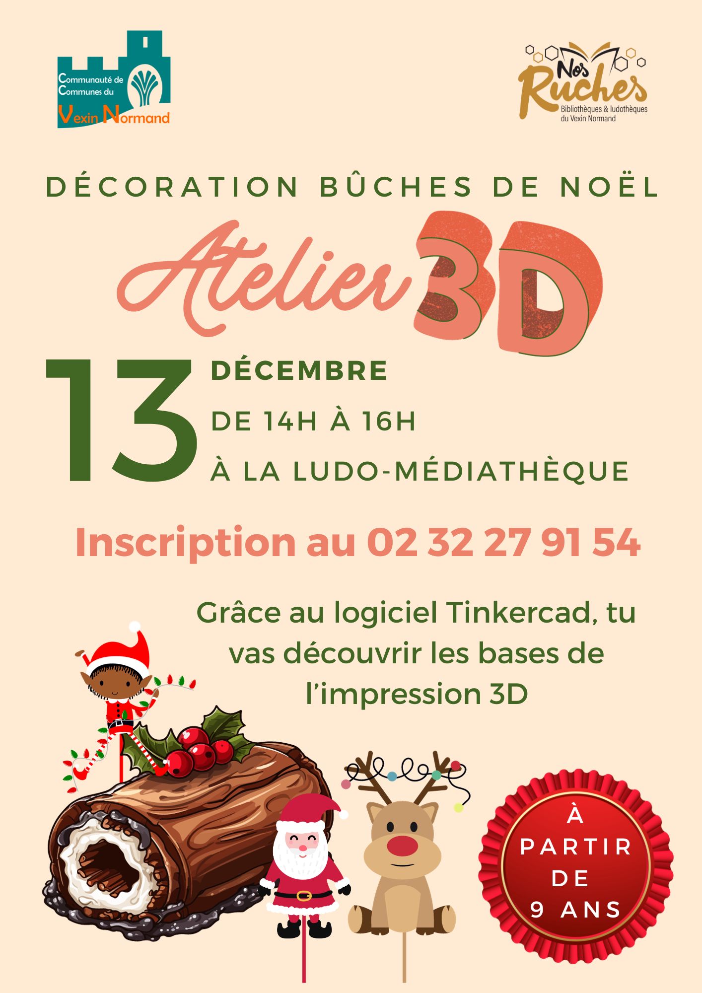Atelier 3D Noël