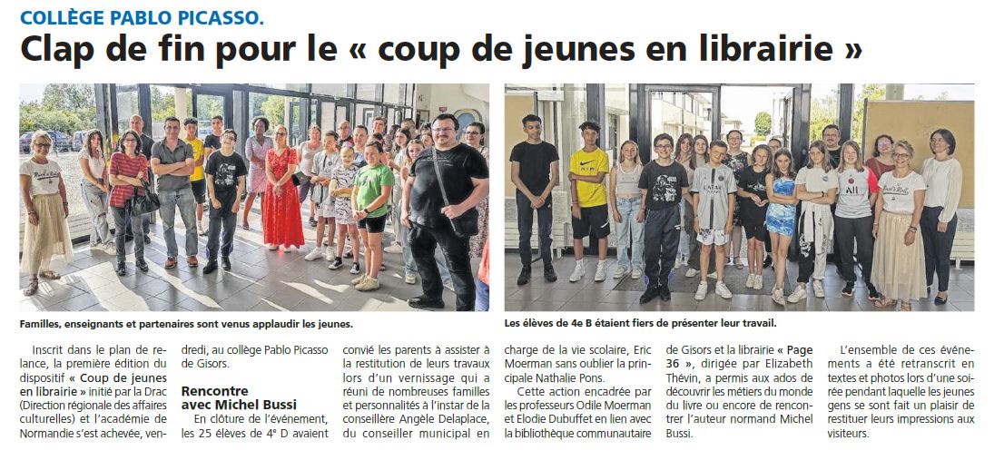 La Bibliothèque au Collège 15062023