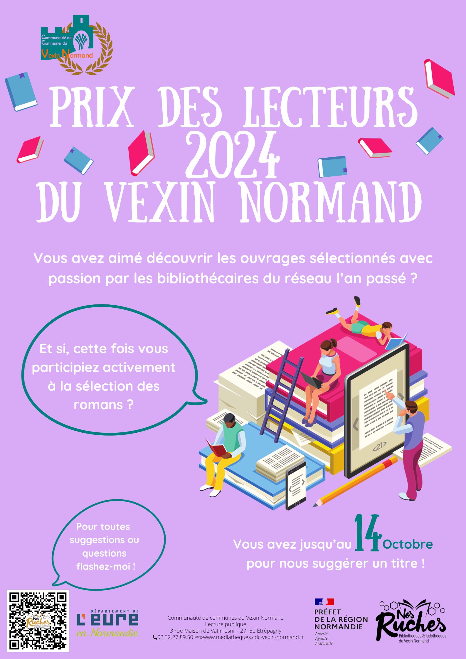 Prix des lecteurs 2024 Affiche interne