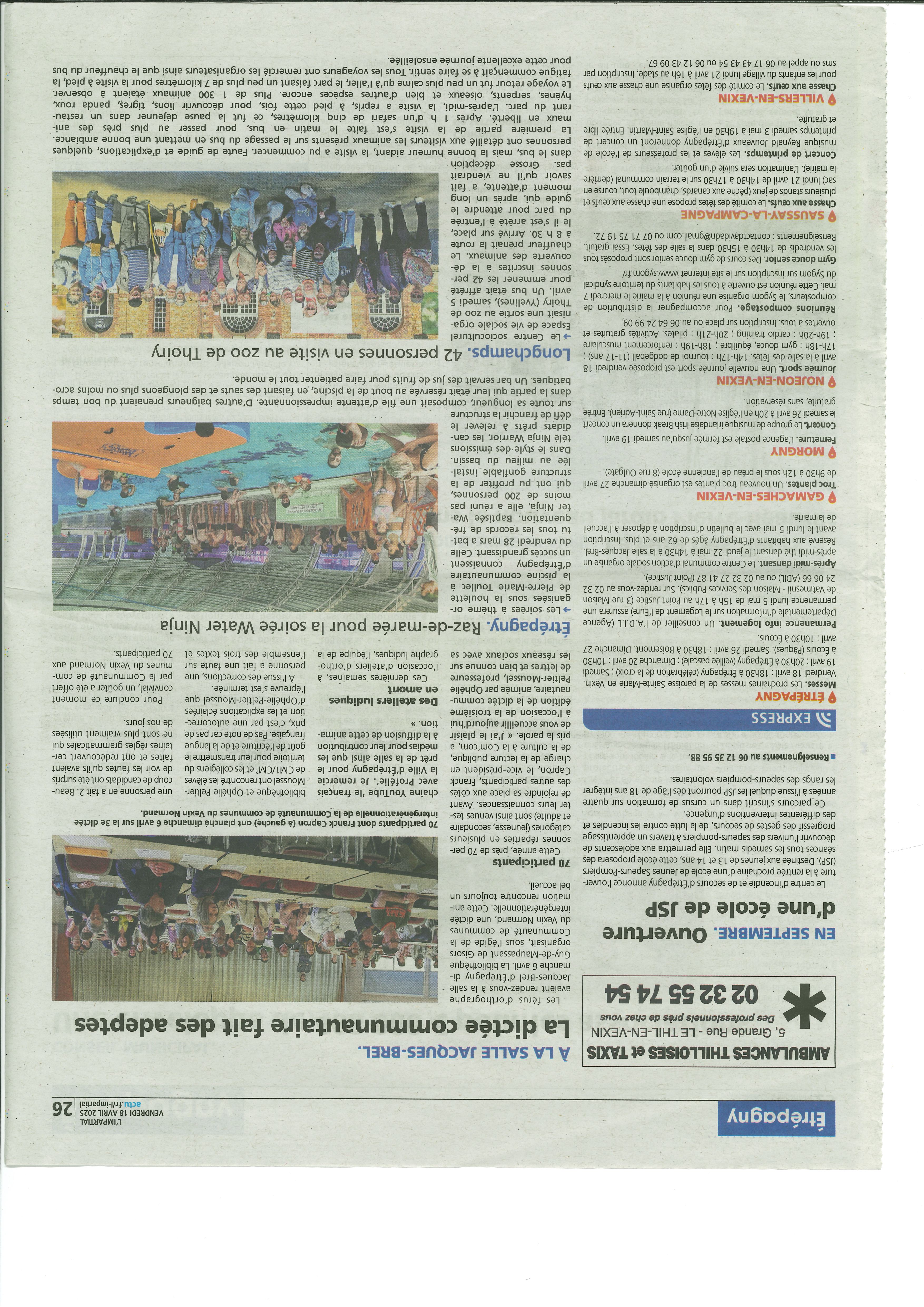 Journal du 18 avril 2025 2