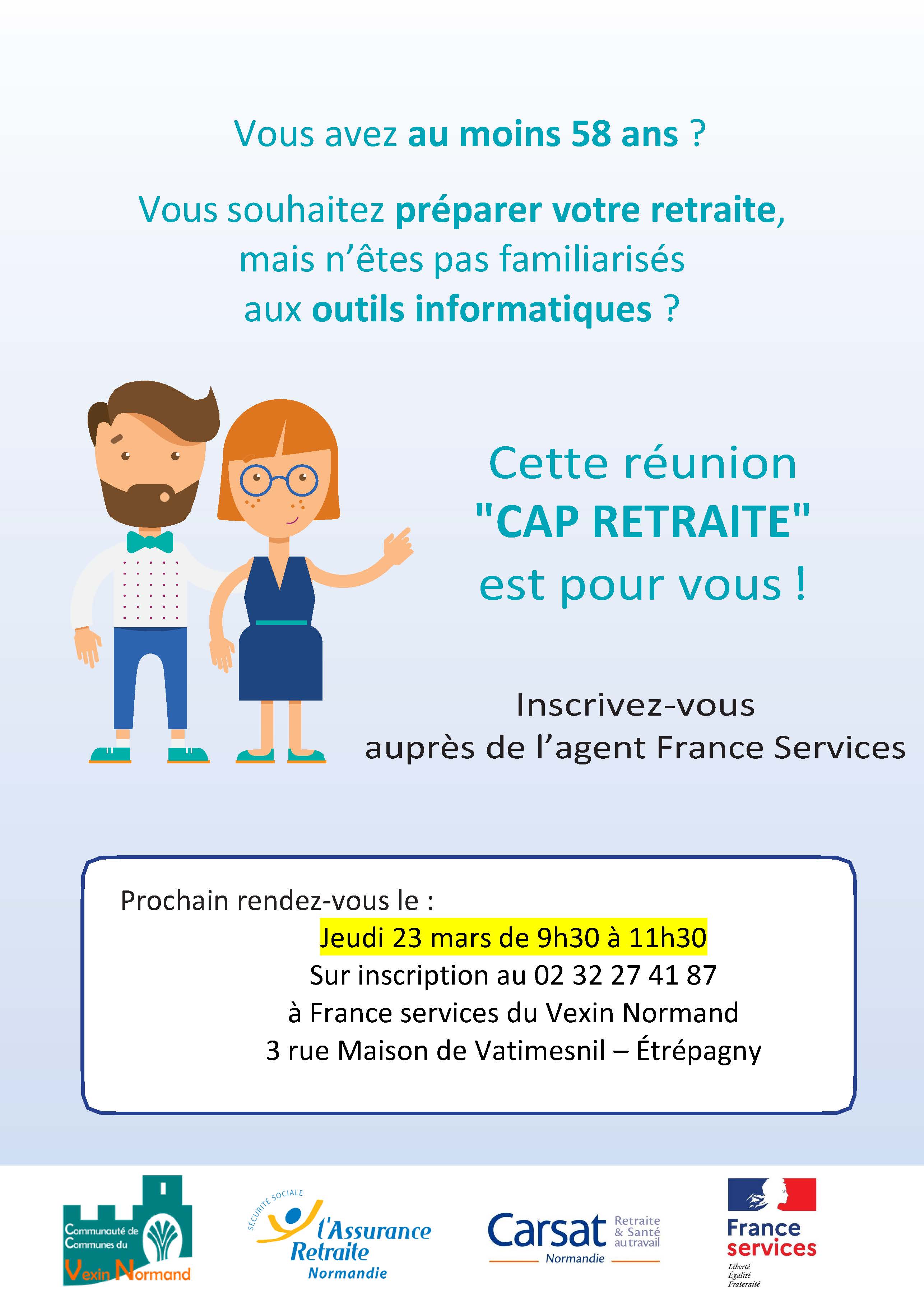 Affiche CAP RETRAITE EFS du 23.03.2023