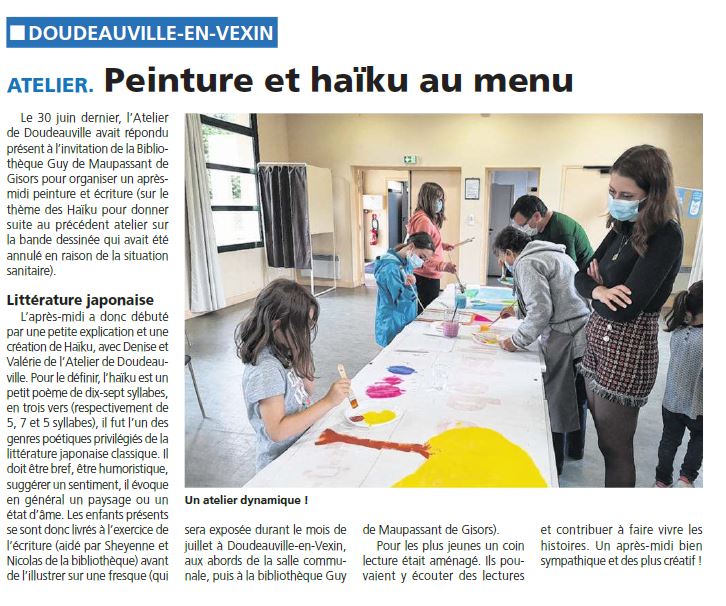 Atelier peinture Bibliothèque 05082021