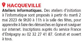 Ateliers numérique Hacqueville 27042023