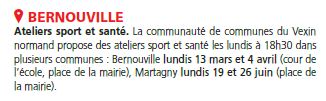 Bernouville Ateliers Sport Santé 09032023
