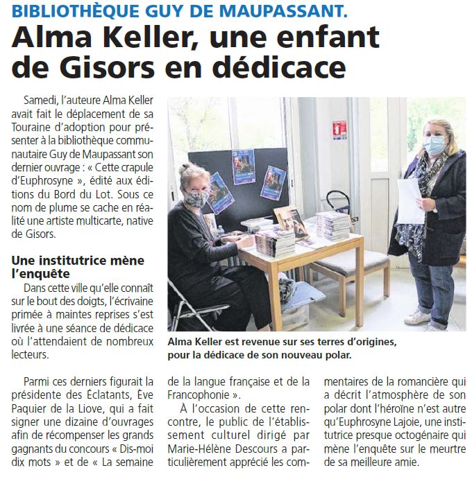 Dédicace Alma Keller 20052021