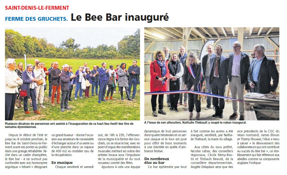 Inauguration Beebar 29092022