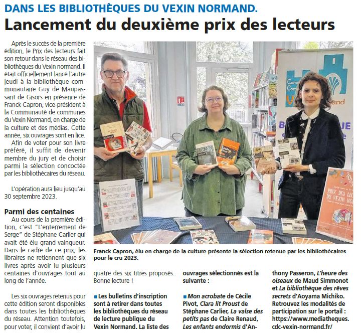 Lancement prix des lecteurs 13042023