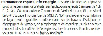 Permanence espace info energie 06012022