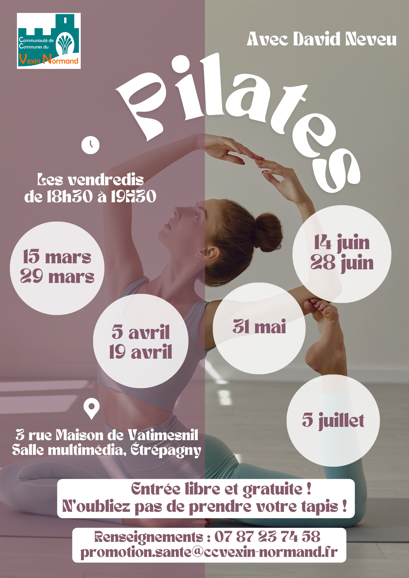 Pilates publication instagram moderne