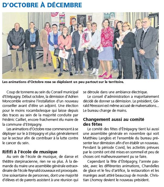 Rétrospective 2022 octobre rose 05012023