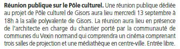 Réunion publique pole culturel 03082023