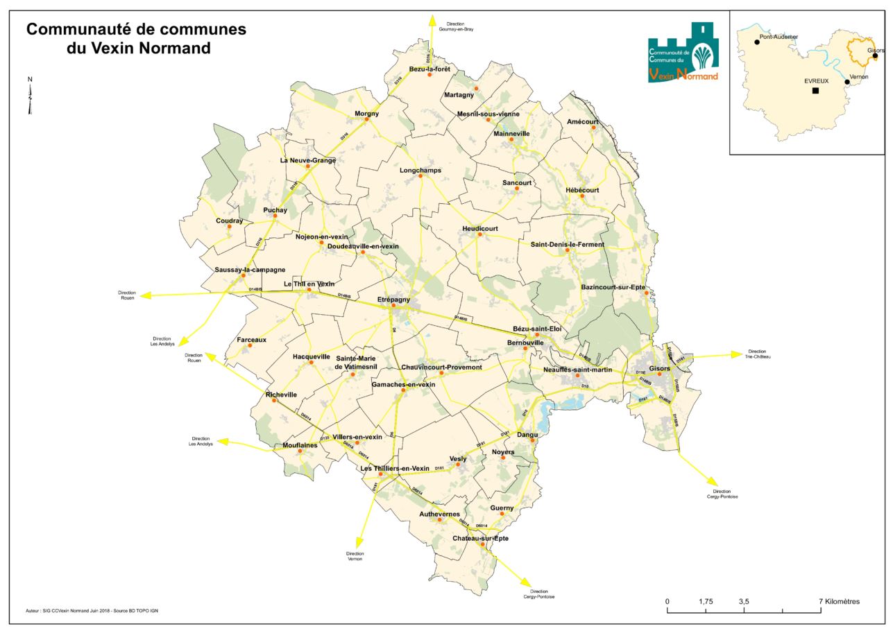 carte territoire