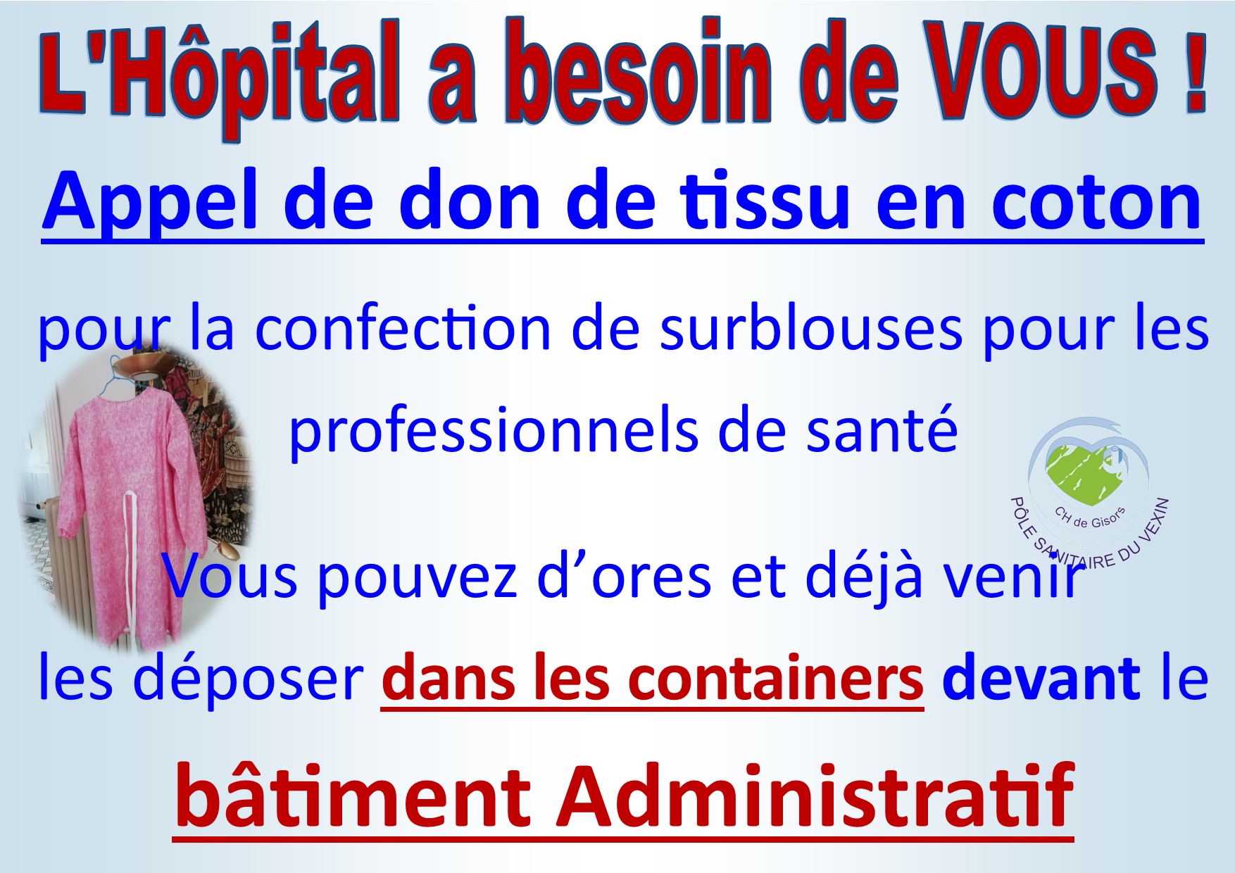 don tissu 2ème vague nov2020