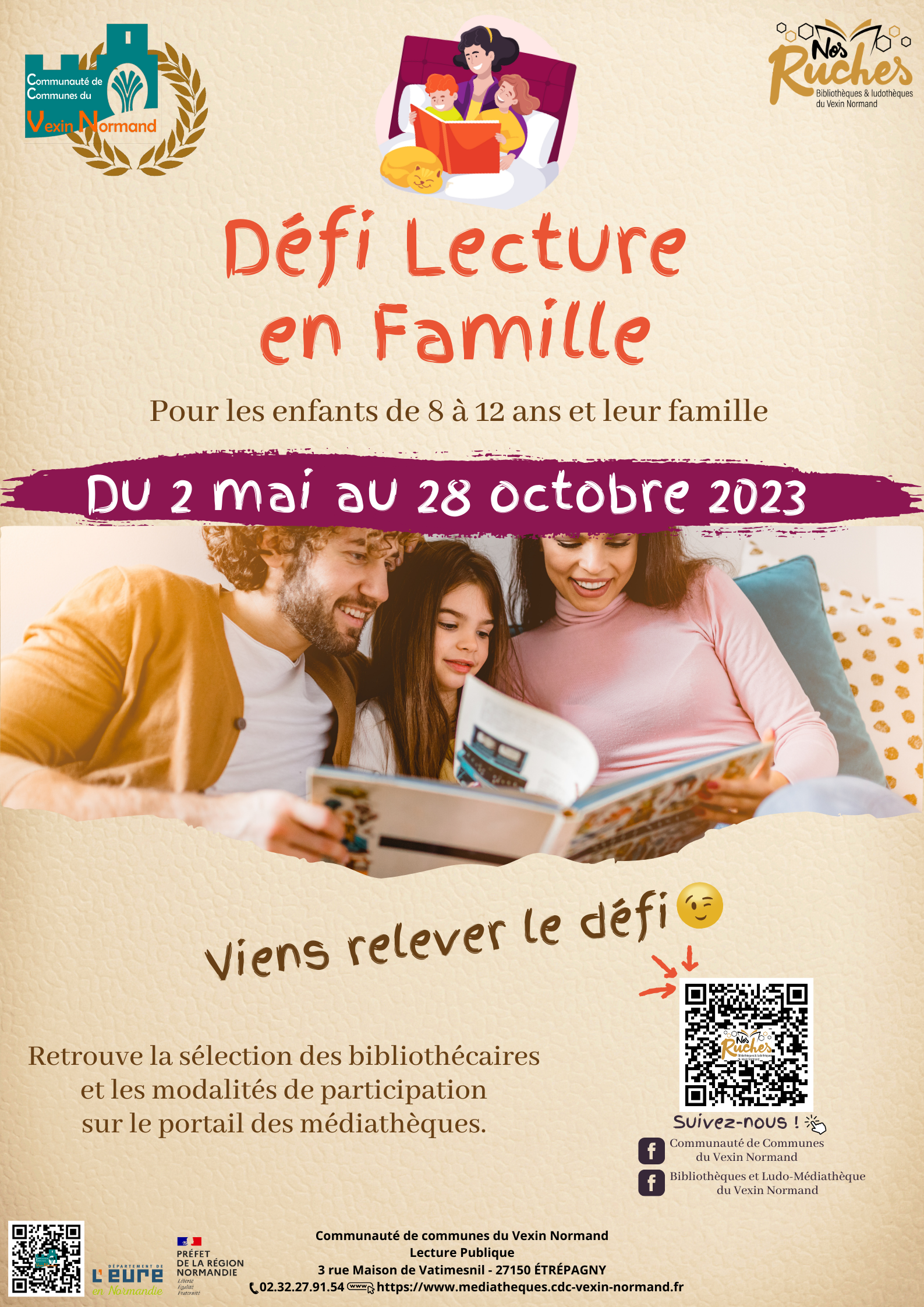 défi lecture en famille 2023