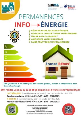Permanences Info-Énergie 🅕🅡🅐🅝🅒🅔 🅡🅔́🅝🅞🅥'